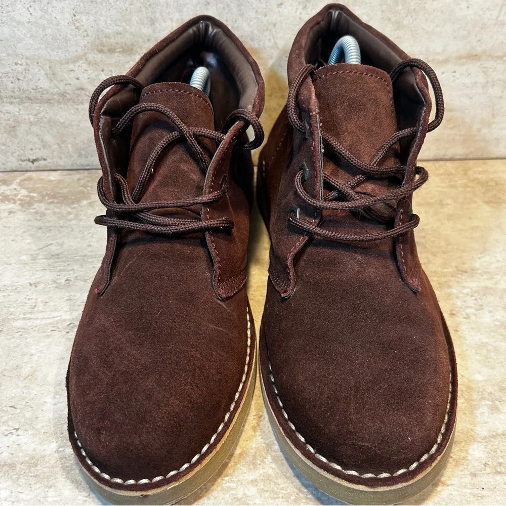 Clifford James Desert Boots‎ Mens US 8 UK 7 Dark Brown Suede Shoes 11CS169